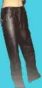 Lederlook broek