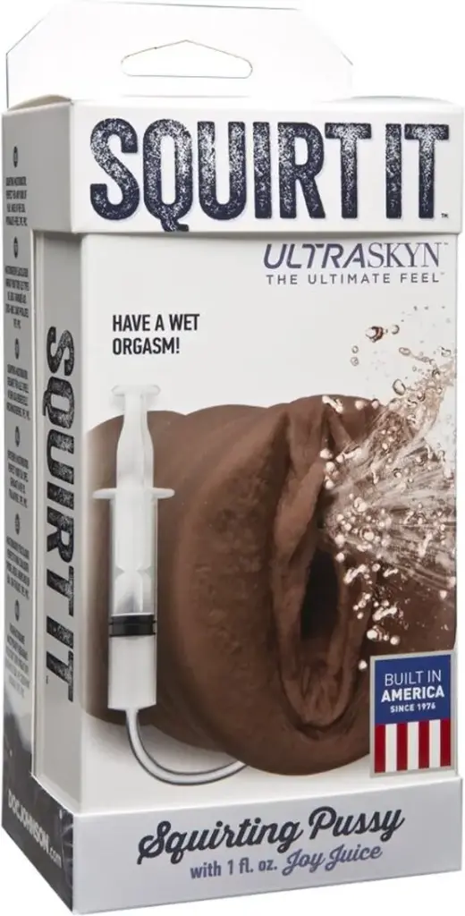 Doc Johnson Squirt It Chocolate - Squirting Masturbator