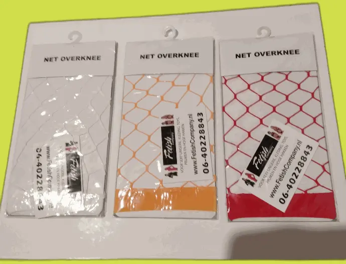 Overknie net kousen