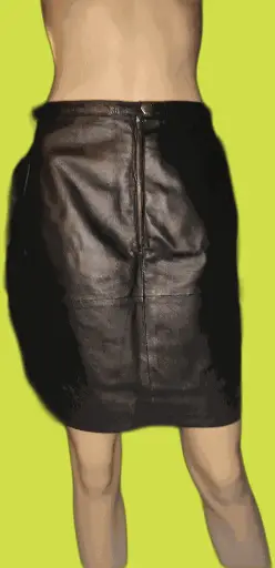 Lederlook rokje